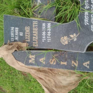 MASIZA Lizime Elizabeth 1936-2006