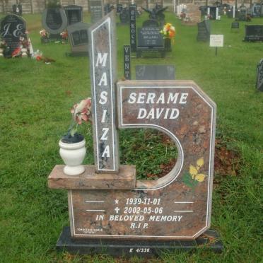 MASIZA Serame David 1939-2002