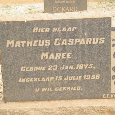 MAREE Matheus Casparus 1875-1956