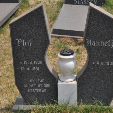 MALHERBE Phil 1926-1991 &amp; Hannetjie 1930-