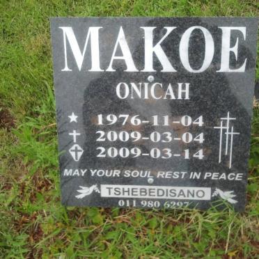 MAKOE Onicah 1976-2009