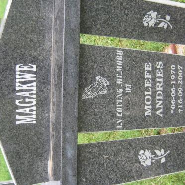 MAGAKWE Molefe Andries 1970-2007