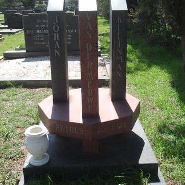 MERWE Petrus, van der 1952-