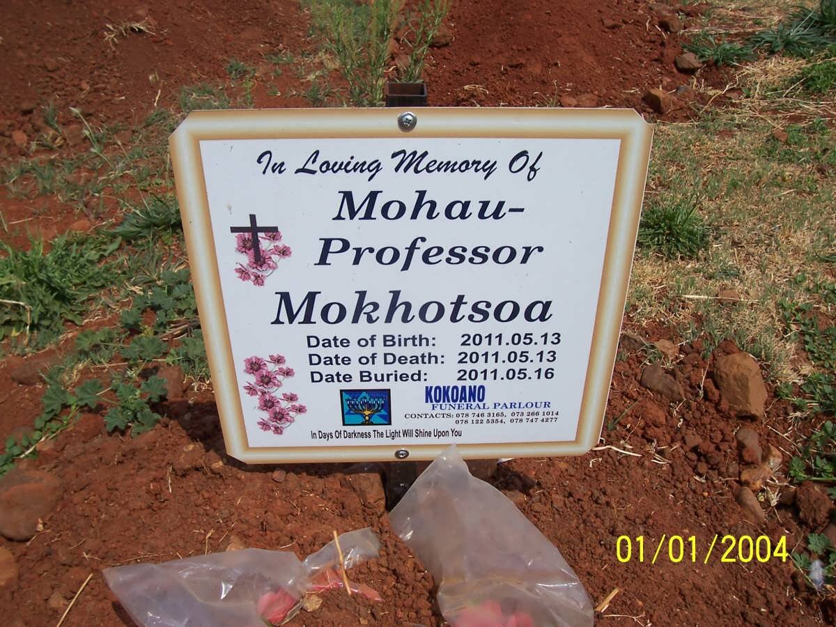 MOKHOTSOA Mohae 2011-2011