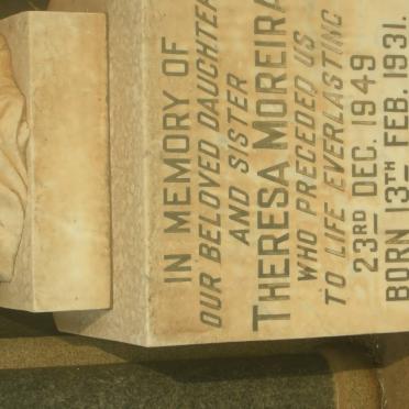 MOREIRA Theresa 1931-1949