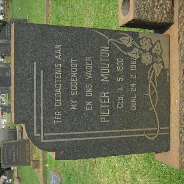 MOUTON Pieter 1900-1967