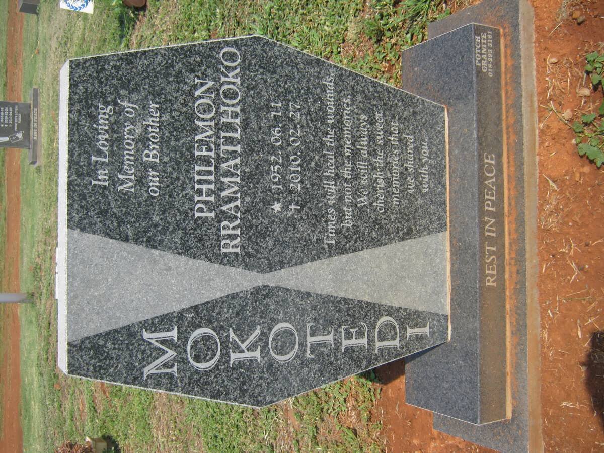 MOKOTEDI Philemon Rramatlhoko 1952-2010