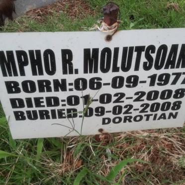 MOLUTSUANE Mpho R. 1977-2008
