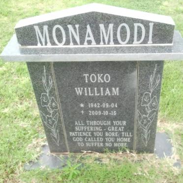 MONAMODI Toko William 1942-2009