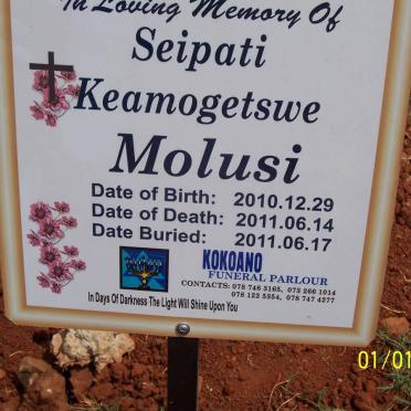 MOLUSI Seipati Keamogetswe 2010-2011