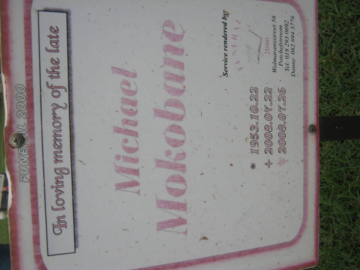 MOKOBANE Michael 1953-2008