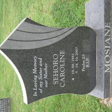 MOSIANE Sehoro Caroline 1941-2007