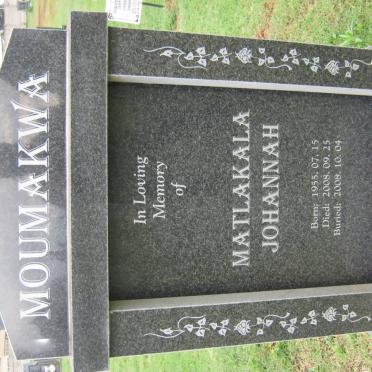 MOUMAKWA Matlakala Johannah 1955-2008