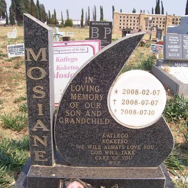 MOSIANE Katlego Koketso 2008-2008