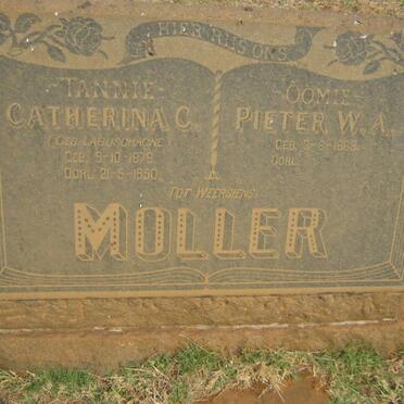 MOLLER Pieter W.A. 1869- &amp; Catherina C. LABUSCHAGNE 1879-1950