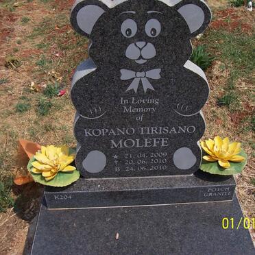 MOLEFE Kopano Tirisano 2009-2010