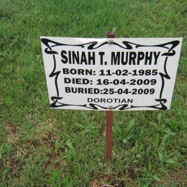 MURPHY Sinah T. 1985-2009