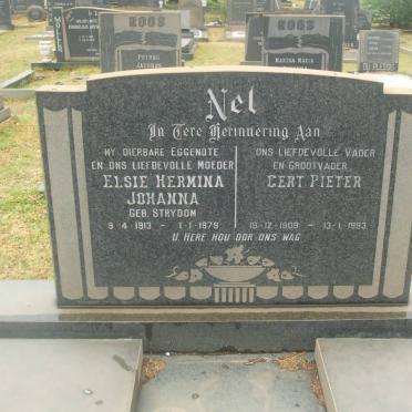 NEL Gert Pieter 1909-1993 &amp; Elsie Hermina Johanna STRYDOM 1913-1979