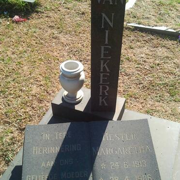 NIEKERK Hester Margaretha, van 1913-1986