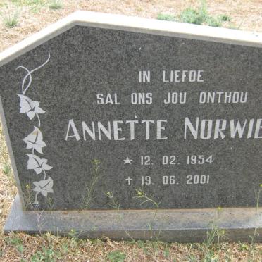 NORWIE Annette 1954-2001