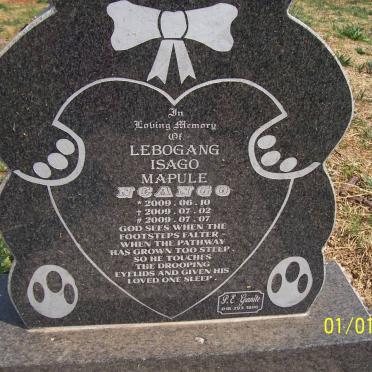 NCANGO Lebogang Isago Mapule 2009-2009