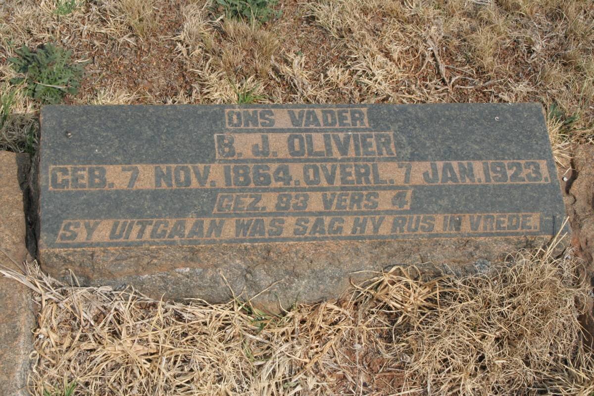OLIVIER B.J. 1864-1923