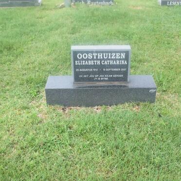 OOSTHUIZEN Elizabeth Catharina 1912-2007
