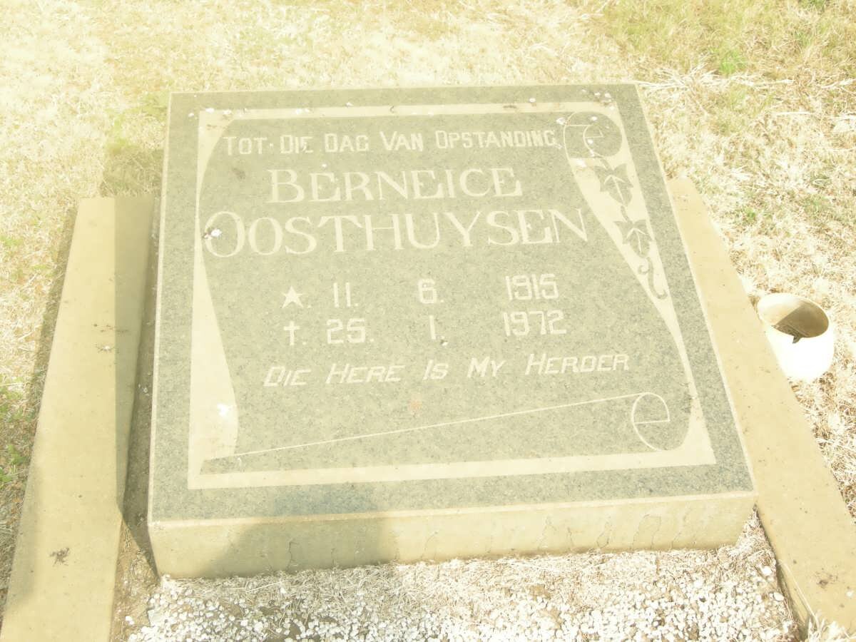 OOSTHUYSEN Berneice 1915-1972