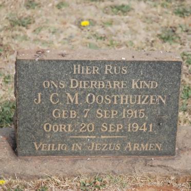 OOSTHUIZEN J.C.M. 1915-1941