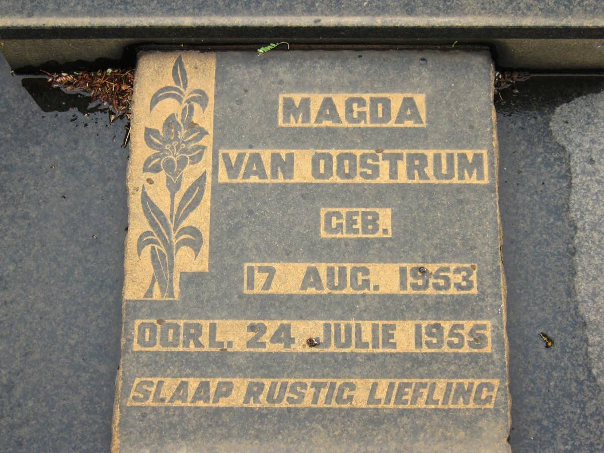 OOSTRUM Magda, van 1953-1955