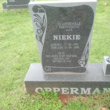 OPPERMAN Niekie 1951-2008