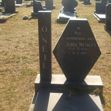 O'NEIL John Wesley 1920-1987