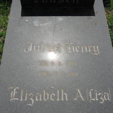 PAASCH Julius Henry 1929-1991 &amp; Elizabeth A. 1929-1998