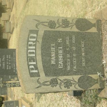 PEDRO Manuel Gabriel S. 1955-1969