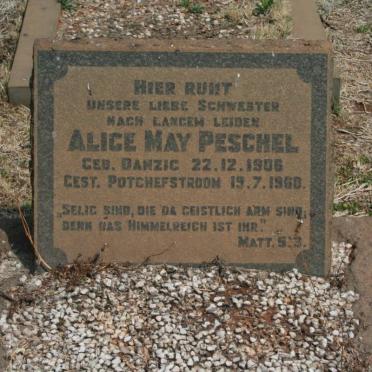 PESCHEL Alice May 1906-1950