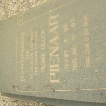 PIENAAR Pierre Gillium 1921-1971