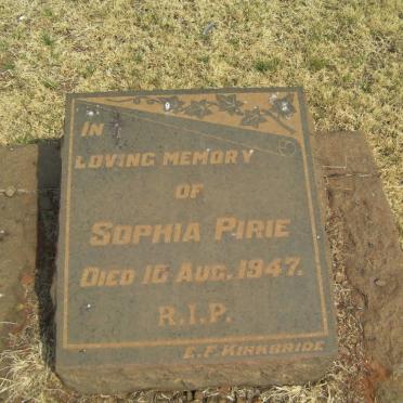 PIRIE Sophia -1947