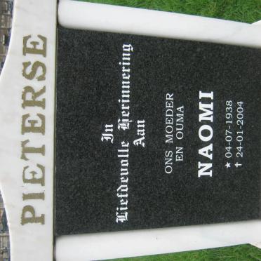 PIETERSE Naomi 1938-2004