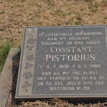 PISTORIUS Constant 1936-1992