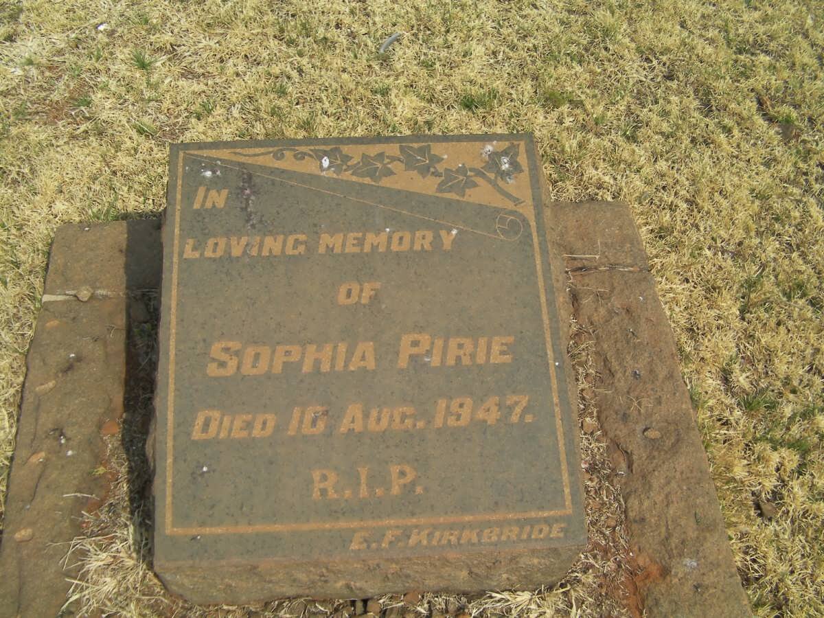 PIRIE Sophia -1947