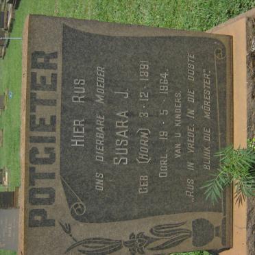 POTGIETER Susara J. nee HORN 1891-1964