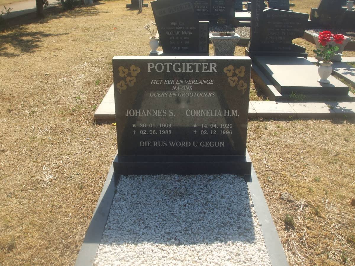POTGIETER Johannes S. 1909-1988 &amp; Cornelia H.M. 1920-1996