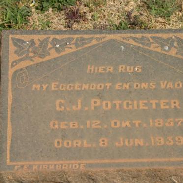 POTGIETER C.J. 1857-1939