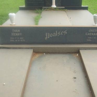 POALSES Ivan Henry 1921-1972 &amp; Jacoba Catharina 1924-