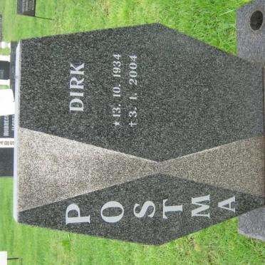 POSTMA Dirk 1934-2004