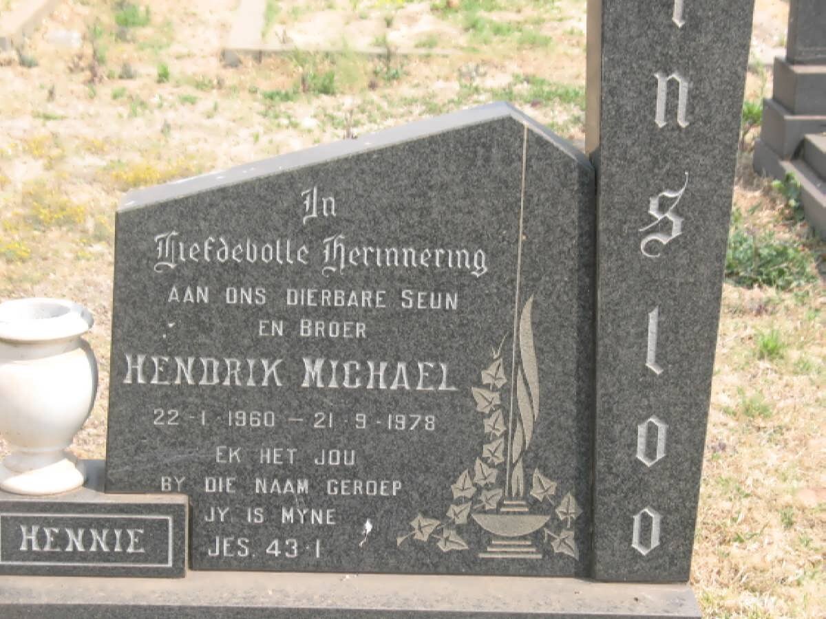 PRINSLOO Hendrik Michael 1960-1978