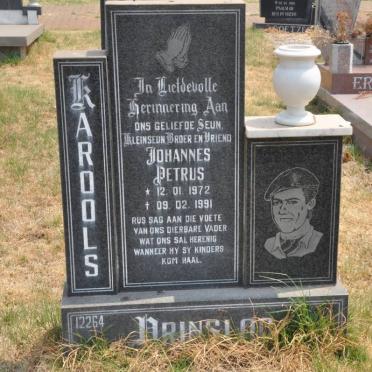 PRINSLOO Johannes Petrus 1972-1991