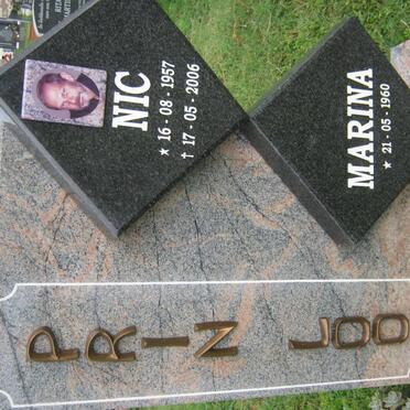 PRINSLOO Nic 1957-2006 &amp; Marina 1960-