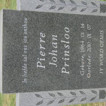 PRINSLOO Pierre Johan 1964-2010