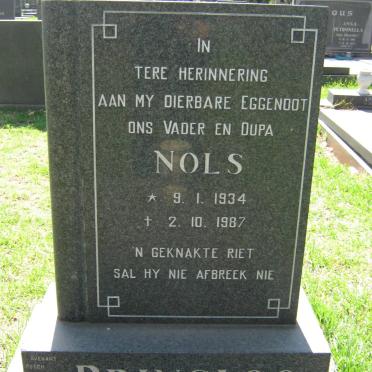 PRINSLOO Nols 1934-1987